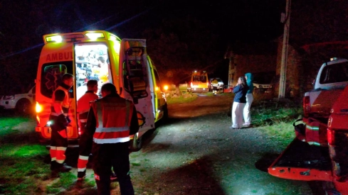 Rescatados dos personas con una grave intoxicación de gas de una vivienda en Boltaña