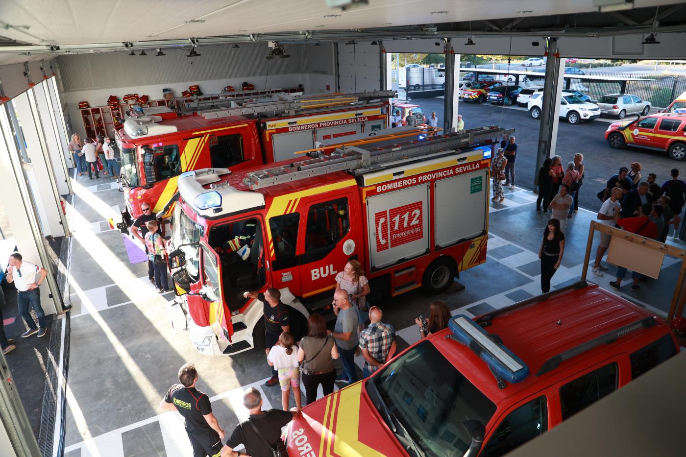 El nuevo parque de bomberos de La Rinconada. - Diputación