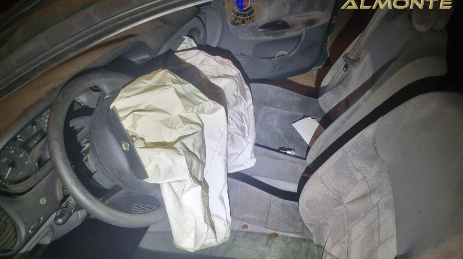 Almonte: se estrella con su coche y da 0,76 mg/L de alcoholemia