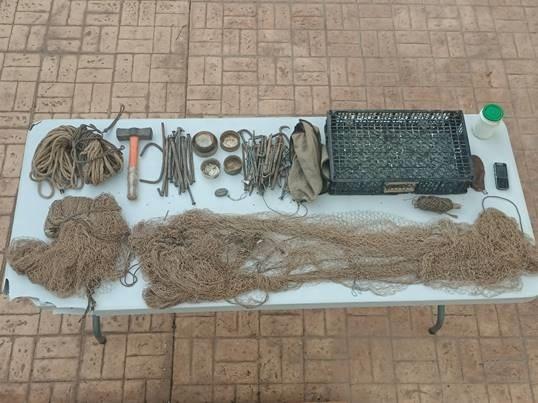 Detenido en Cazalla de la Sierra por capturar ilegalmente 29 aves con métodos prohibidos