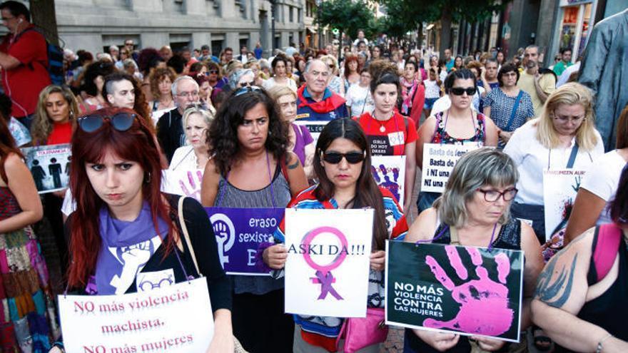 Manifestación contra la violencia machista.
