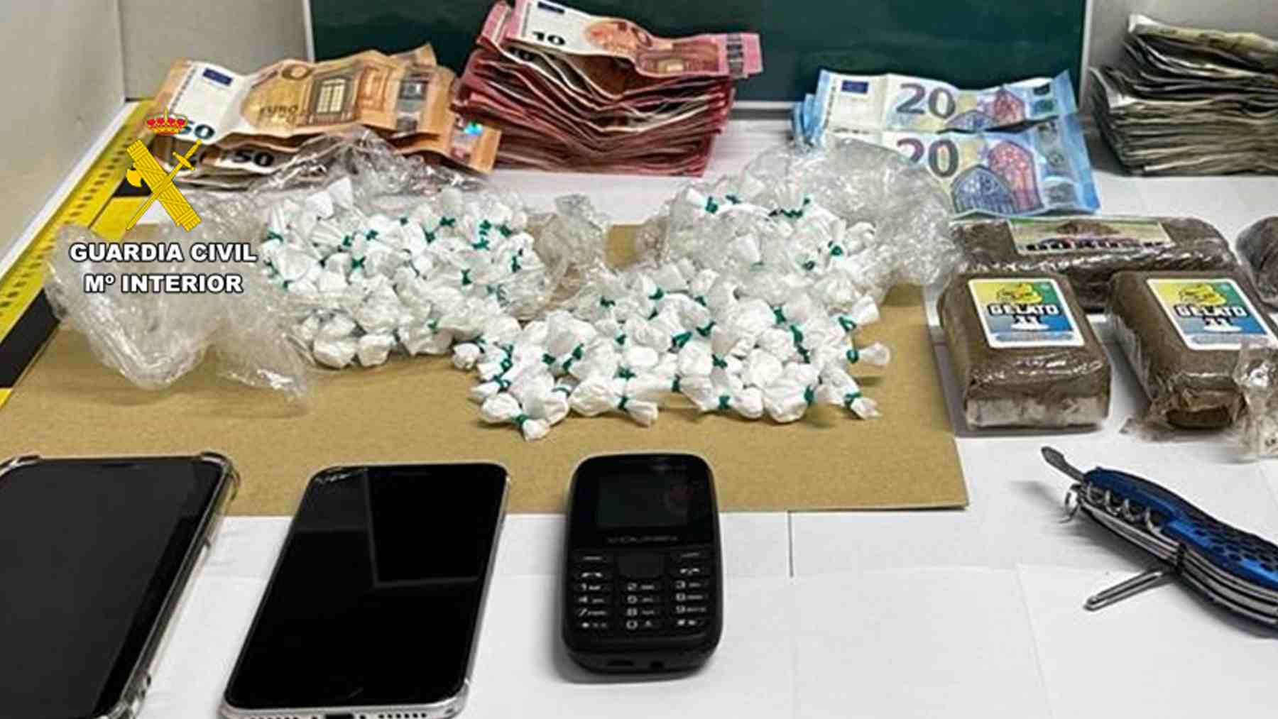 Detenido en Ibiza con 166 dosis de cocaína en un coche dado de baja y sin seguro
