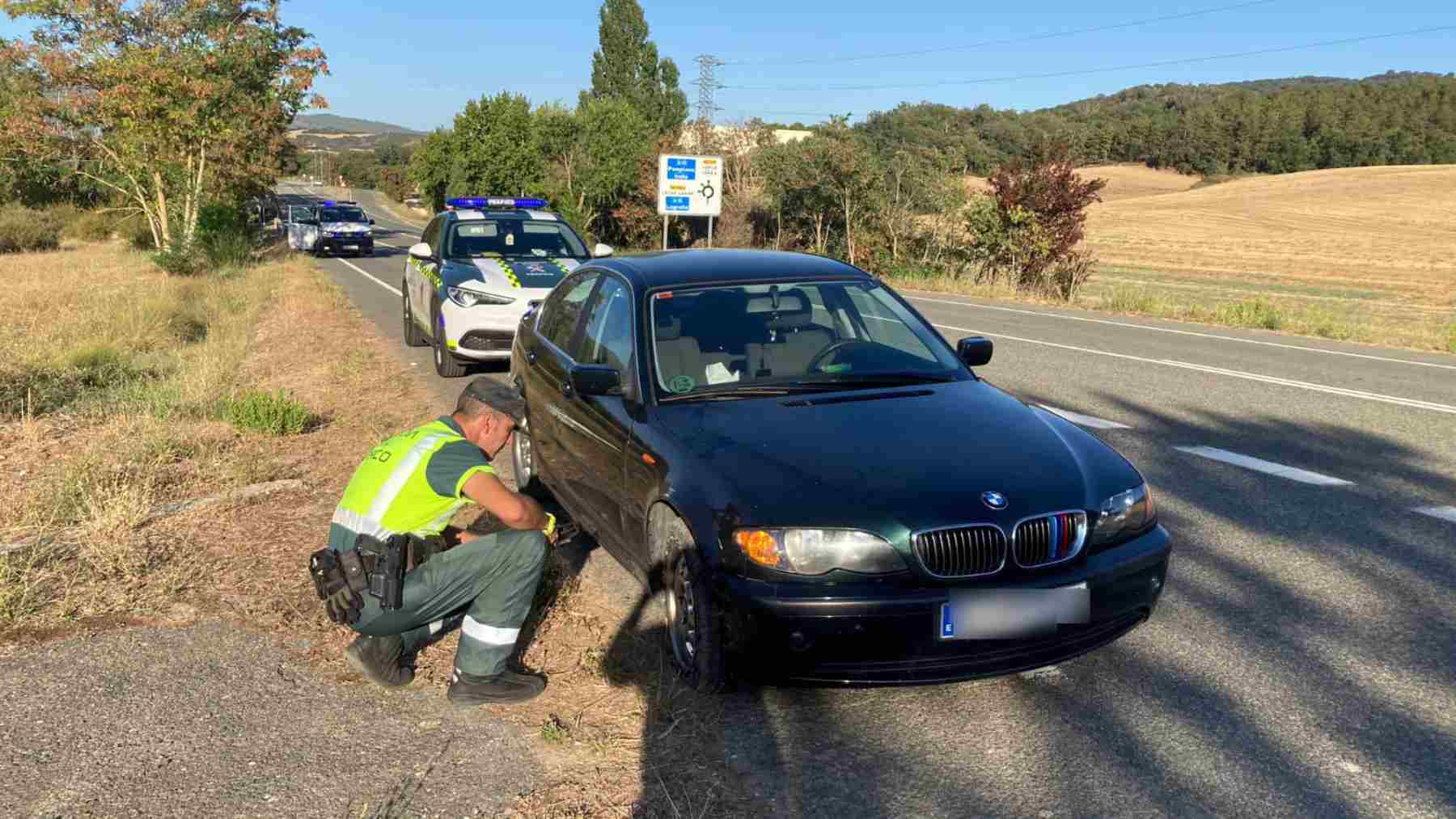 Rozando la tragedia en Navarra: conduce borracho y drogado en sentido contrario por la autovía