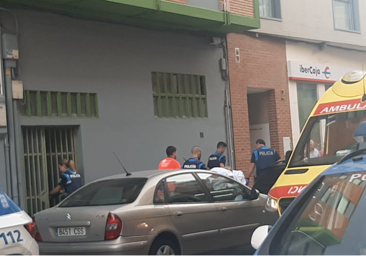 Rescatado un hombre que pasó tres días herido en su lonja de Miranda de Ebro