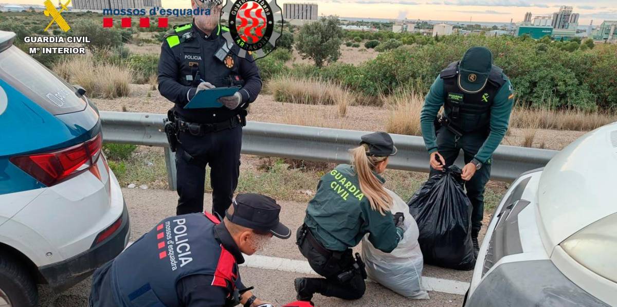 Furgoneta repleta de falsificaciones para ‘colar’ en el mercadillo de Bonavista