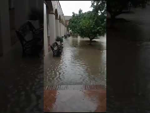 Escuela Le&oacute;n Ortega anegada 2