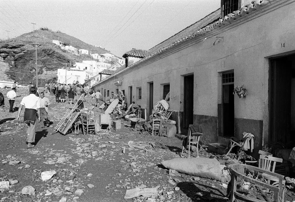 As&iacute; fue 'La Nube', la riada que destruy&oacute; La R&aacute;bita hace 50 a&ntilde;os