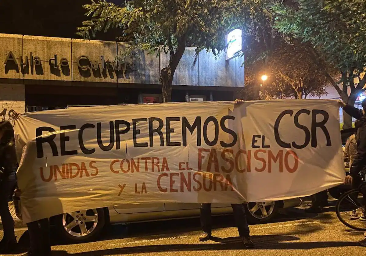 Sucesos Burgos: Manifestación Gamonal «CSR no se vende, CSR se defiende»