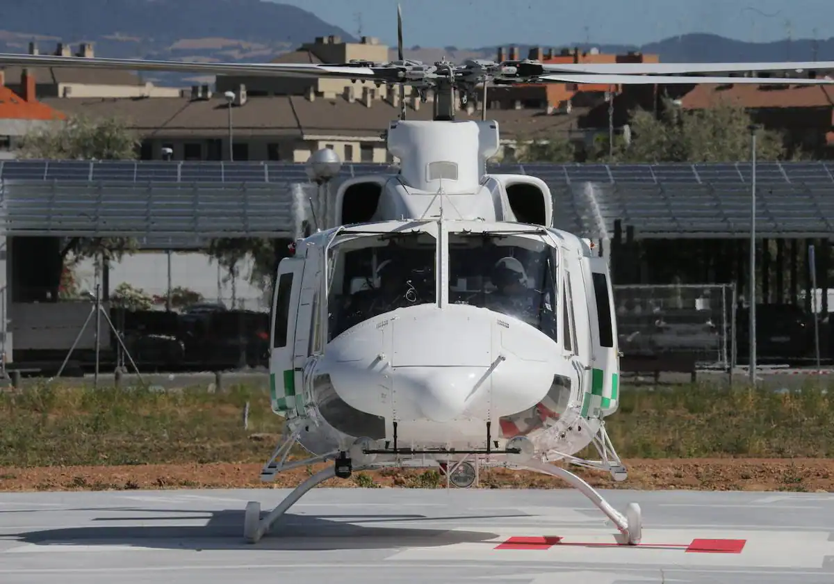 Una mujer rescatada en helicóptero tras sufrir una caída en Viguera