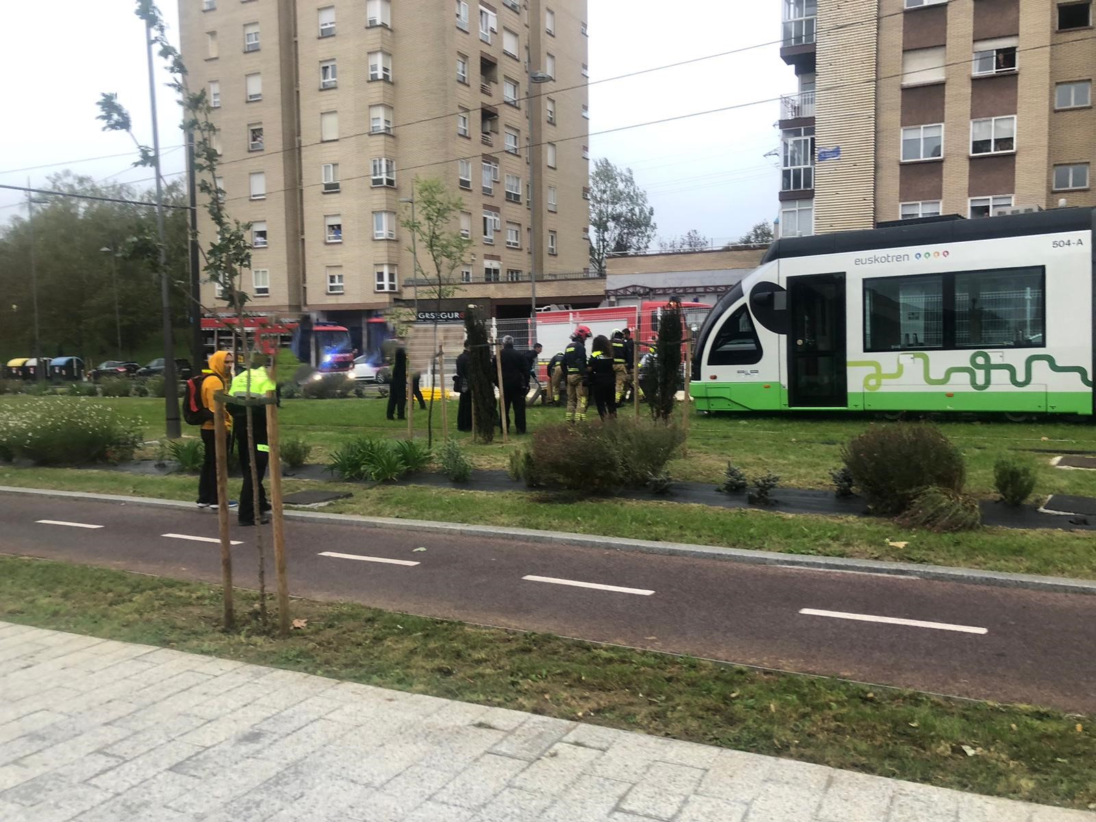 Nuevo atropello del tranvía en Vitoria