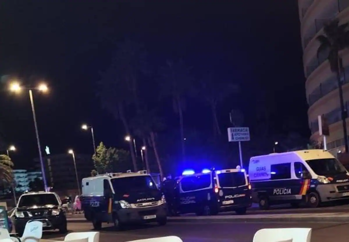 Redada policial en el centro comercial Kasbah