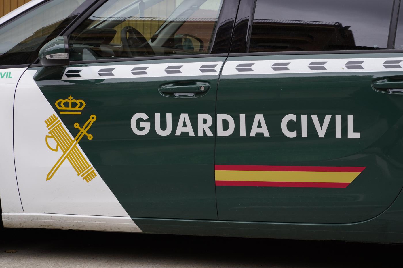 Vehículo de la Guardia Civil. -
