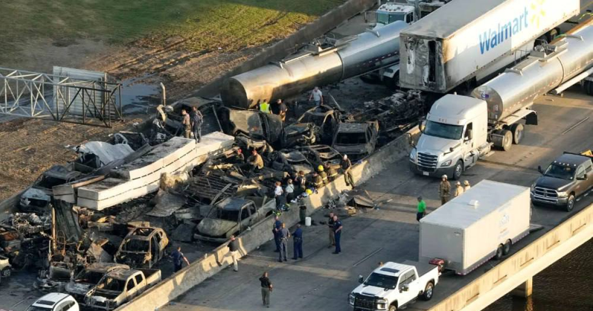 Una 'superniebla' provoca en Luisiana un accidente con 7 víctimas mortales y 158 vehículos implicados