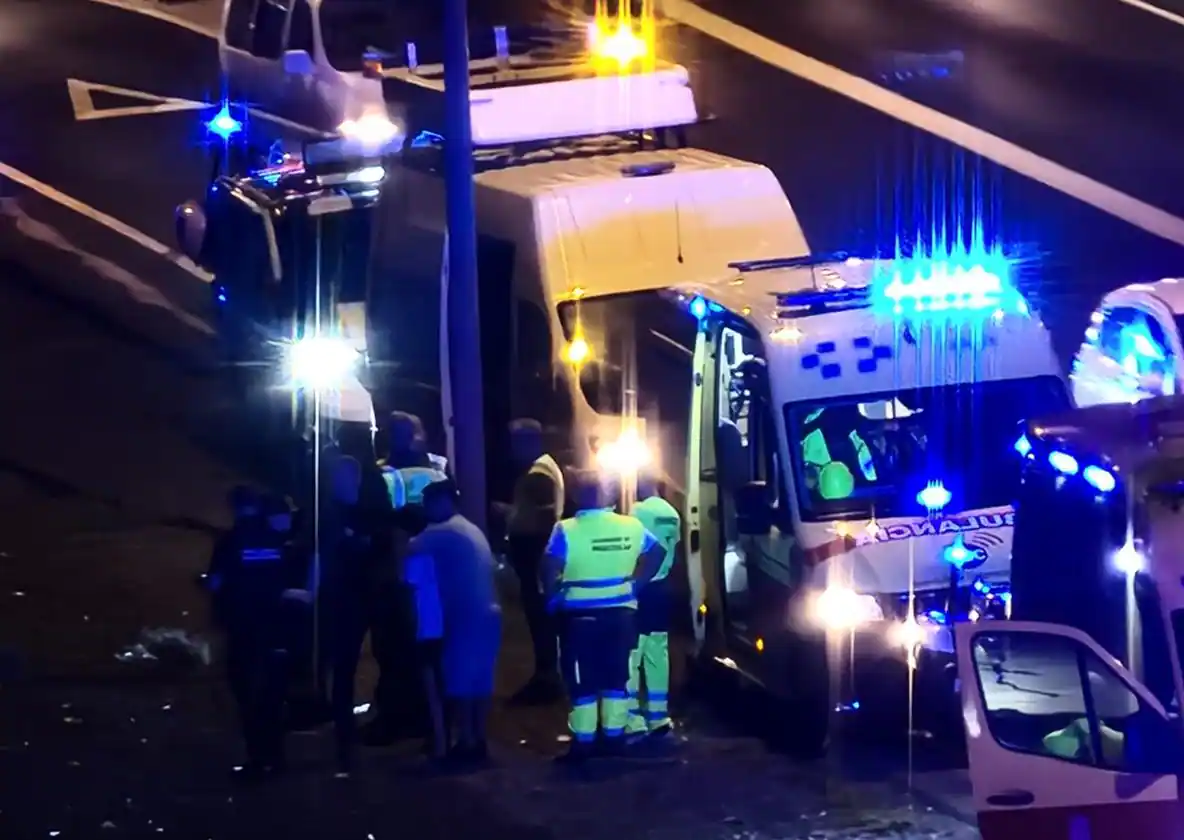 Un fallecido y una herida grave en un accidente a la altura de Las Terrazas