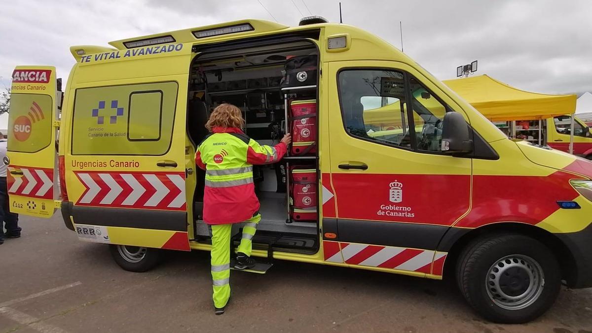 Ambulancia del SUC, en una imagen de archivo.