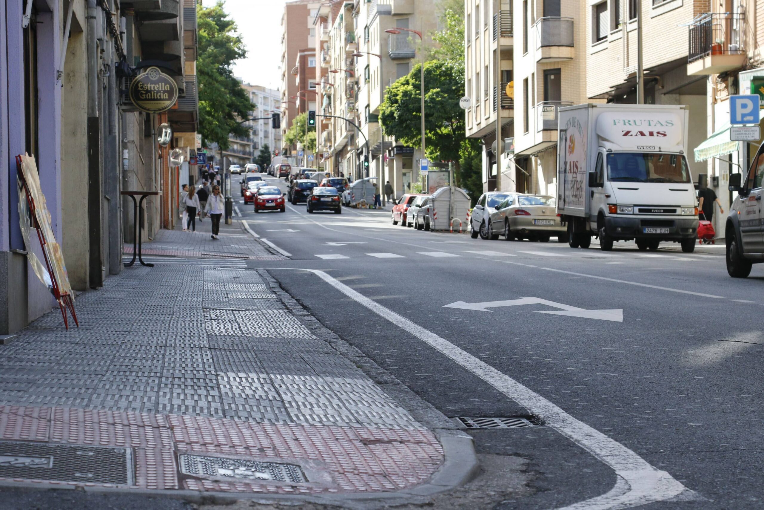 Una anciana herida tras ser atropellada en el Camino de las Aguas