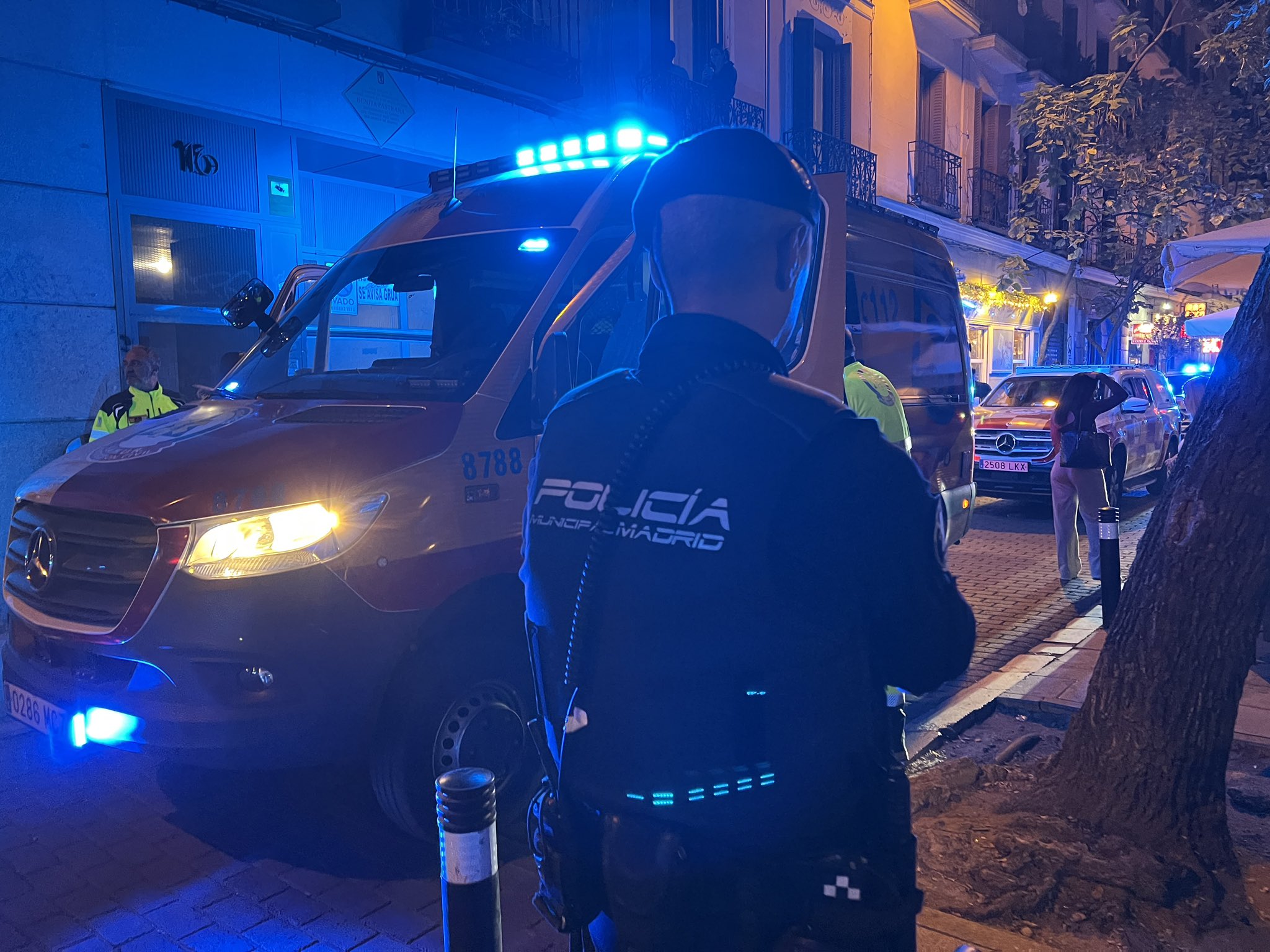 MADRID/ Un coche arrolla a varios ciclistas en una marcha pro Palestina y se fuga