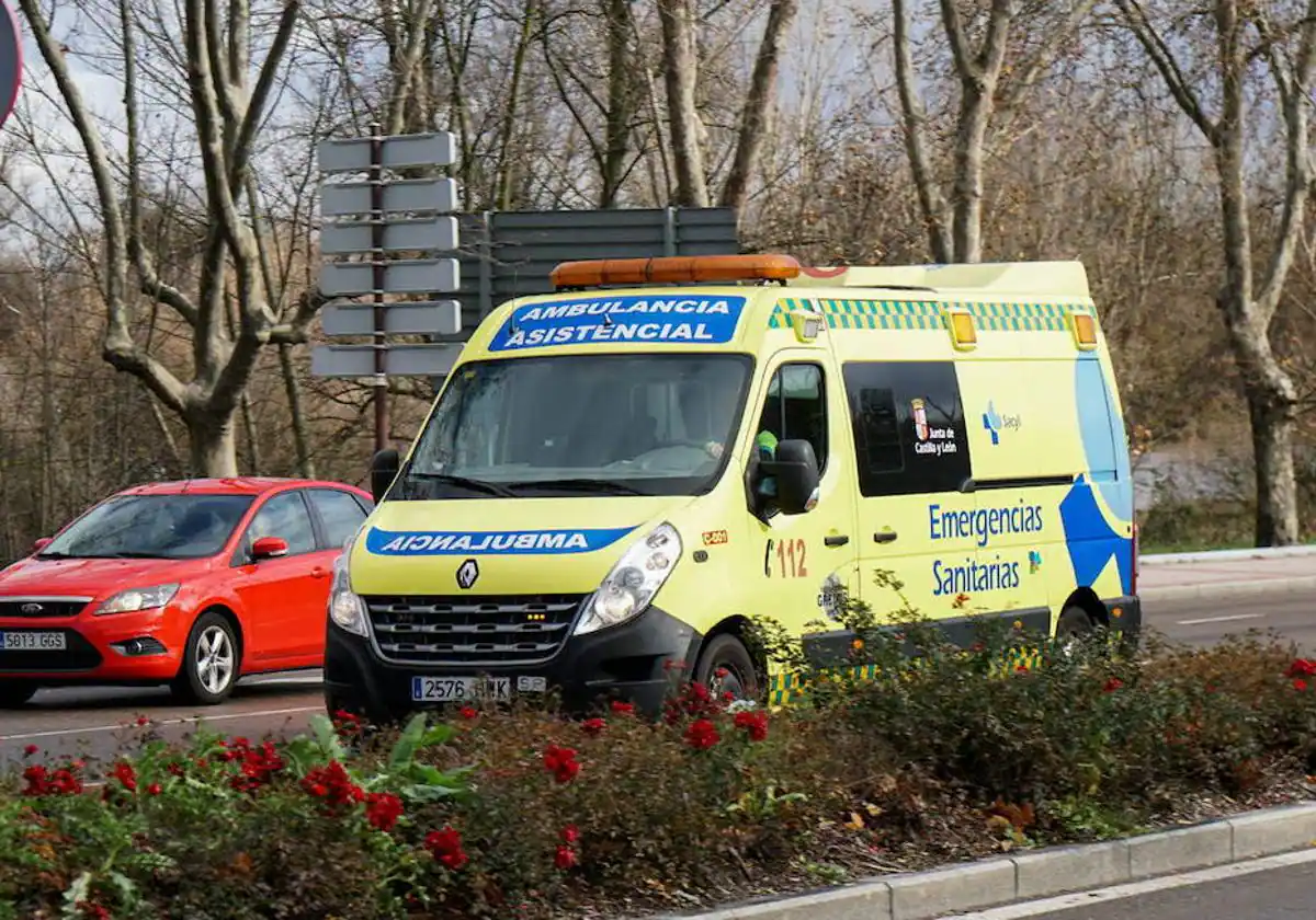 Herido un ciclista tras una colisión con una furgoneta en Carbajosa