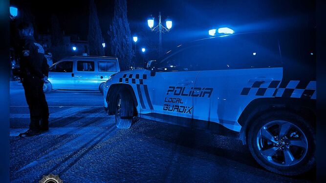 Imagen facilitada por la Policía Local de Guadix en sus redes sociales.