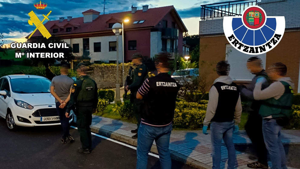 Detenidos en Cantabria y Bilbao cinco miembros de una banda por 42 robos en viviendas del norte del país