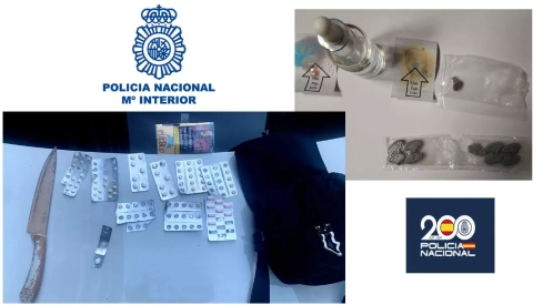 Dos menores detenidos en Huesca por delitos contra la salud pública y robo con violencia
