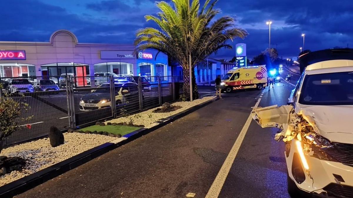 Fallece joven tras ser atropellado en la Autopista del Norte de Tenerife