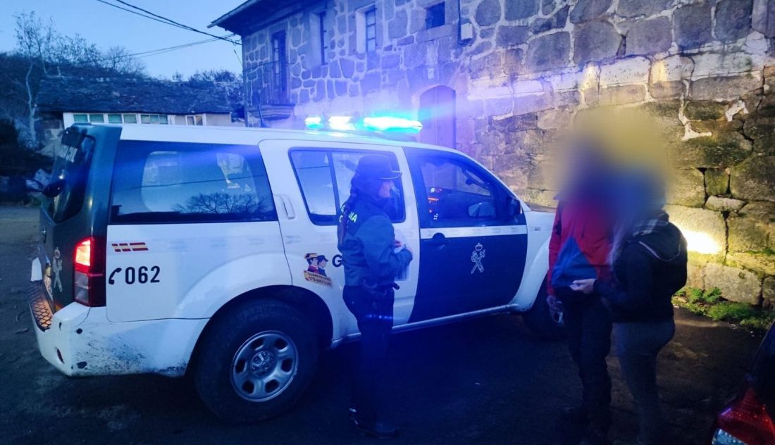 Auxiliados dos senderistas desorientados en las Cascadas de Sotillo