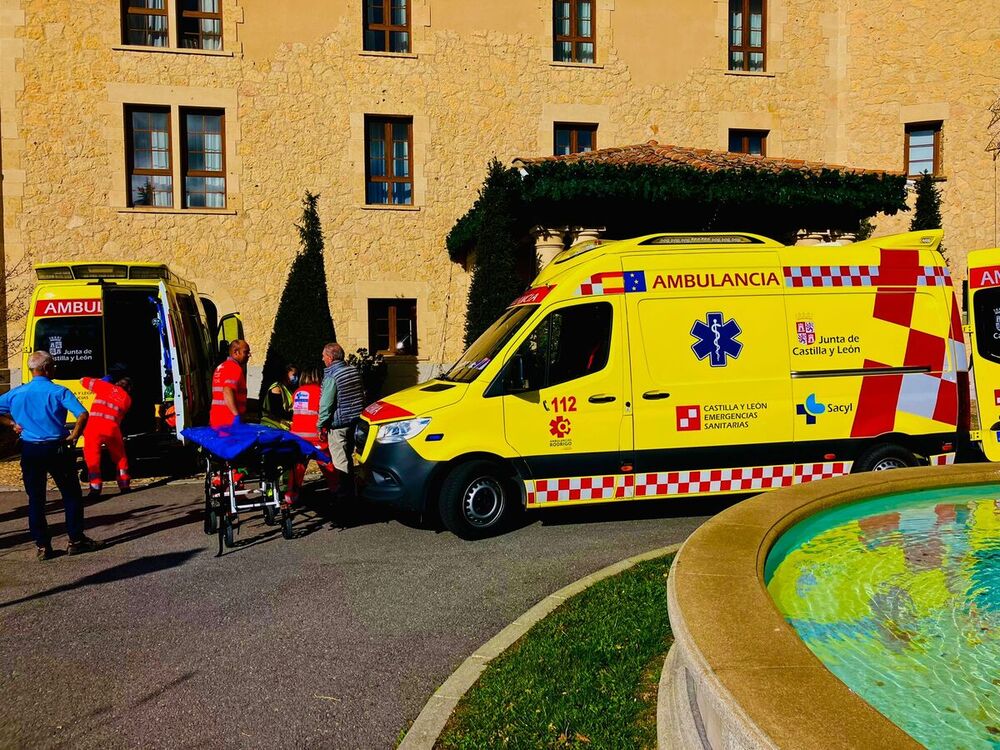 Herido grave un trabajador del Hotel Cándido tras una caída