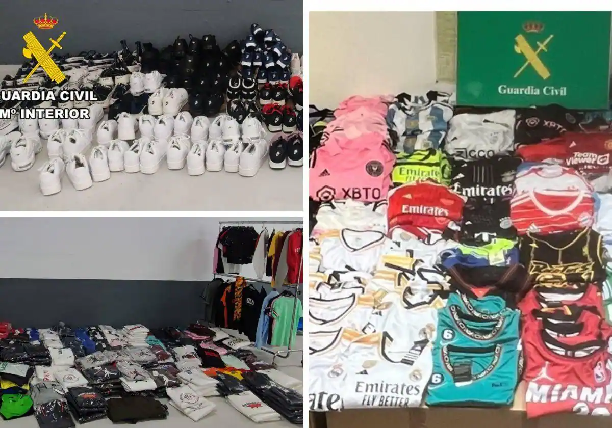 Sucesos Burgos: sorprenden a tres vendedores en La Bureba con 263.000 euros en falsificaciones