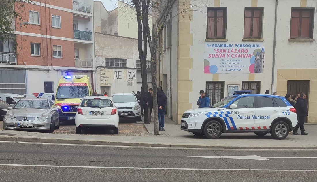 Los servicios de emergencia acuden a una iglesia de Zamora