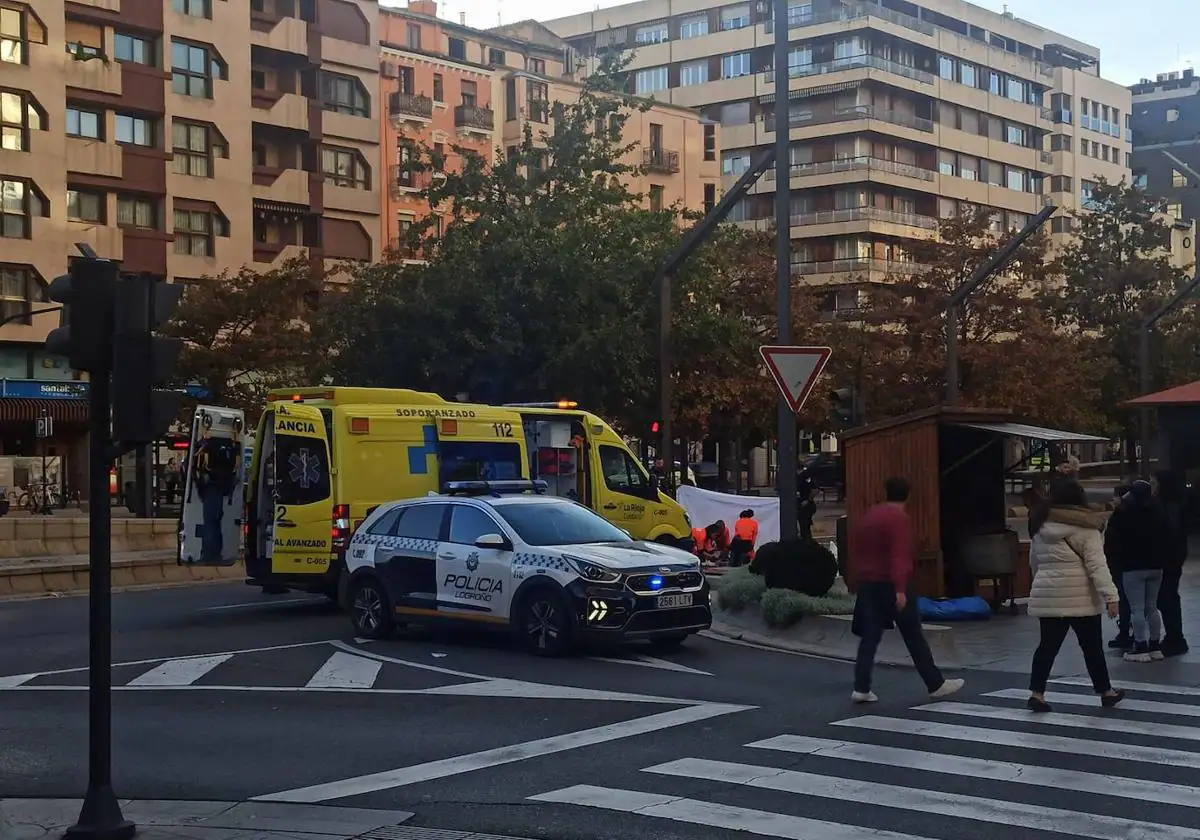 Atropello en plena Gran Vía