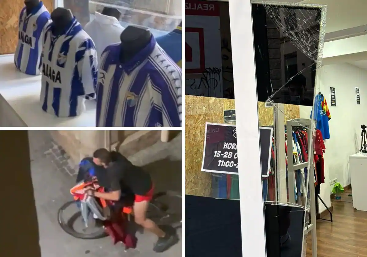 Sucesos Málaga: Tres robos en dos semanas: la fijación de un ladrón por una tienda pop up en Málaga