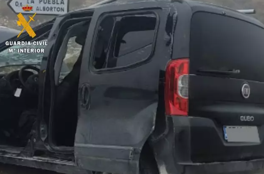 Trágico accidente de tráfico en La Puebla de Albortón se cobra la vida de un hombre de 83 años