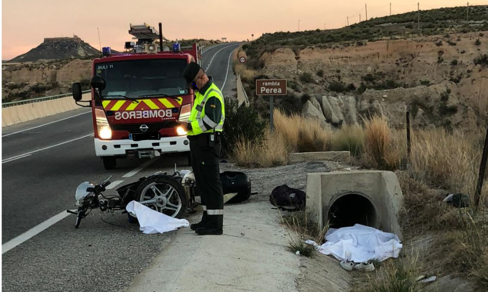 Fallece una chica de 17 años en un accidente de moto en Mula