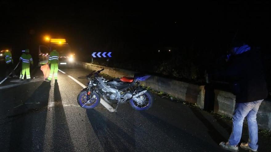 Ordizia: un motorista herido grave en un accidente