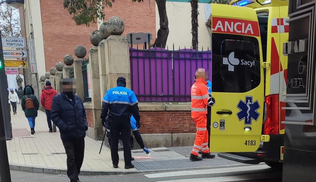 Movilizados los servicios de emergencia en Zamora capital: un hombre herido