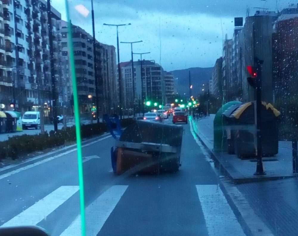 Alerta por fuertes vientos: Bizkaia y Gipuzkoa en máxima precaución