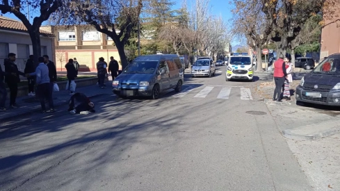 Una mujer y sus dos hijos de 3 y 4 años, heridos en un atropello en Huesca
