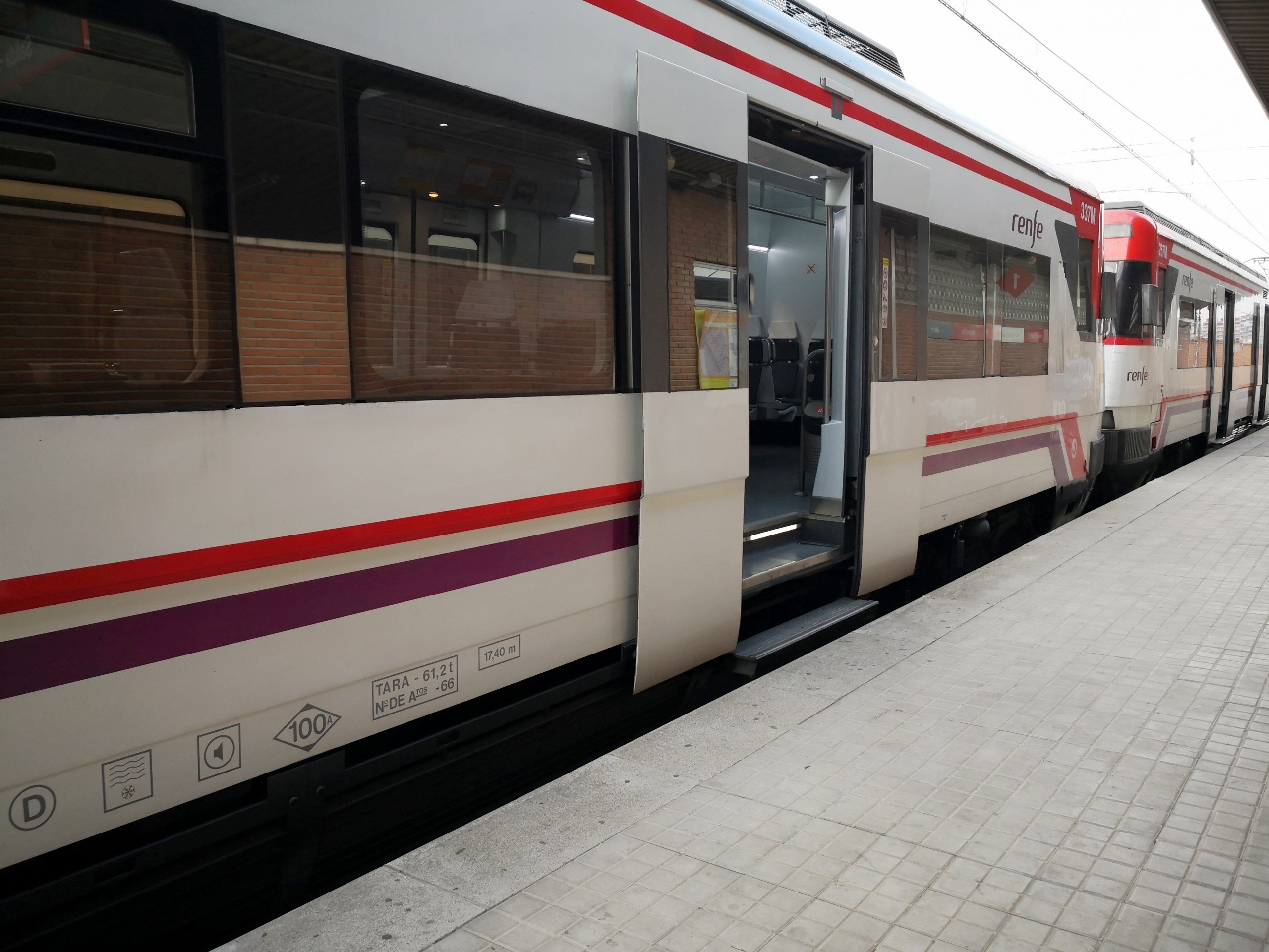 Un acosador sexual que actuaba en el Cercanías entre Madrid y Guadalajara, detenido y de nuevo en libertad