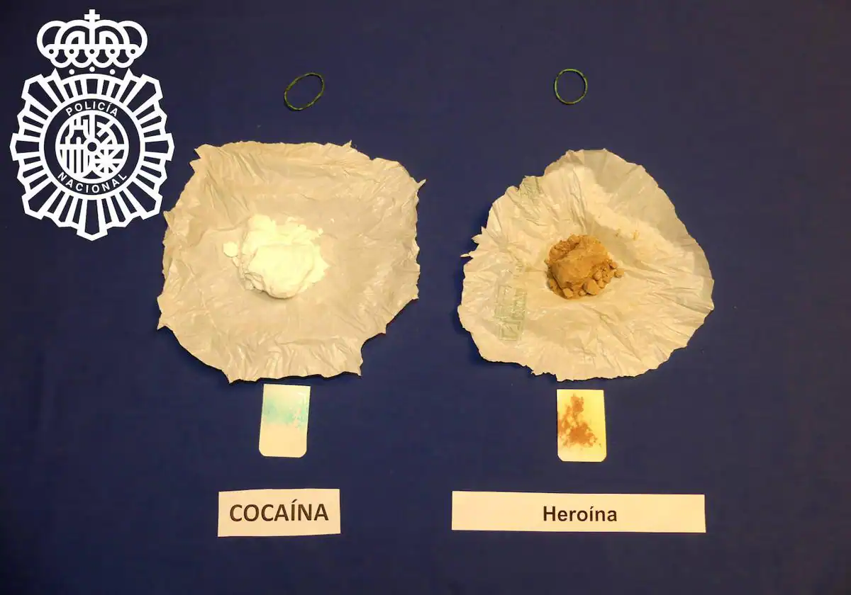 Detenidos «in fraganti» dos varones con 10.000 euros en droga en Salamanca