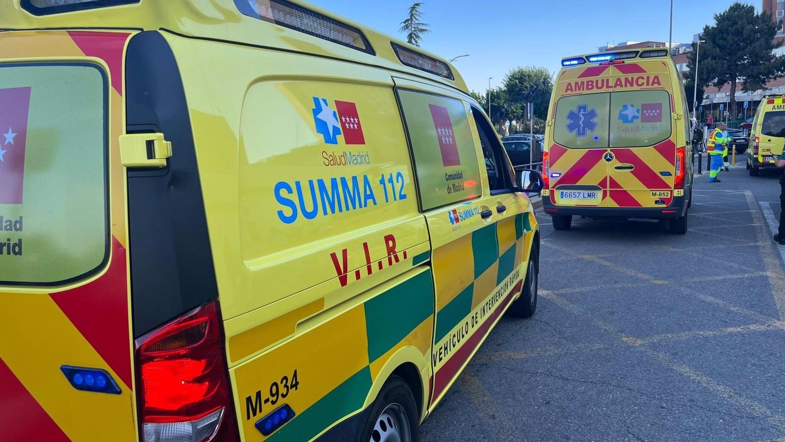 Hombre de 40 años resulta gravemente herido al ser aplastado por una máquina de 100 kg en Leganés