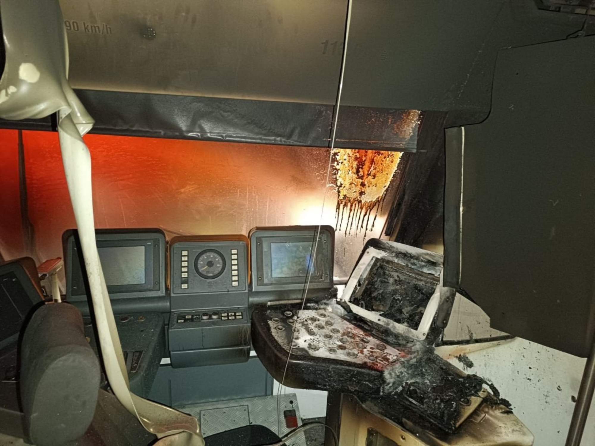 incendi ferrocarrils porc senglar