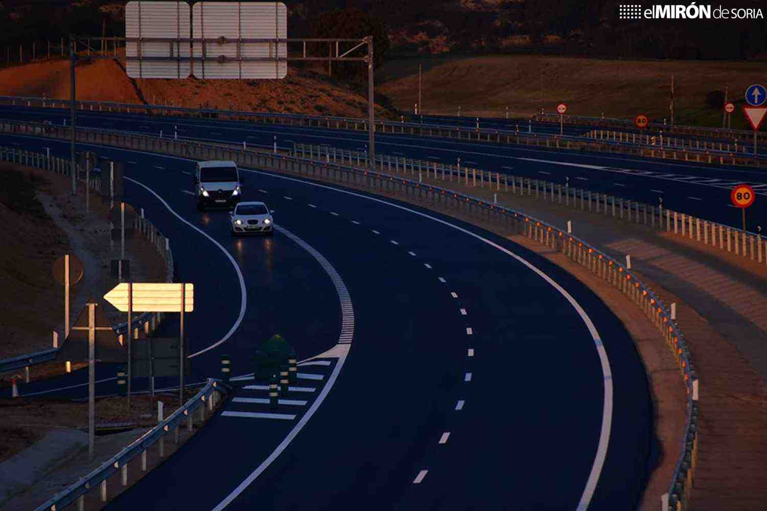 Joven herido en accidente en autovía del Duero