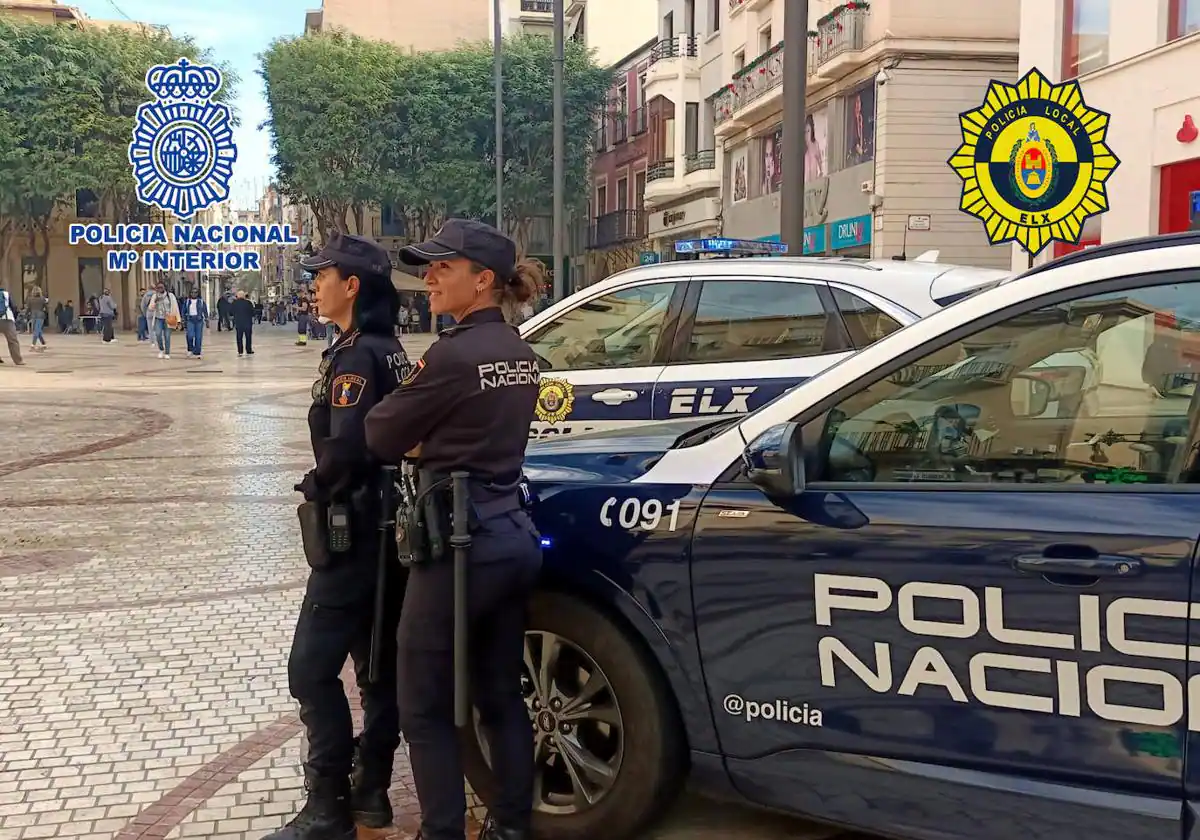 Trabajo en equipo: dos detenciones de la Policía Local de Elche permiten a la Nacional cerrar un caso de robos con fuerza