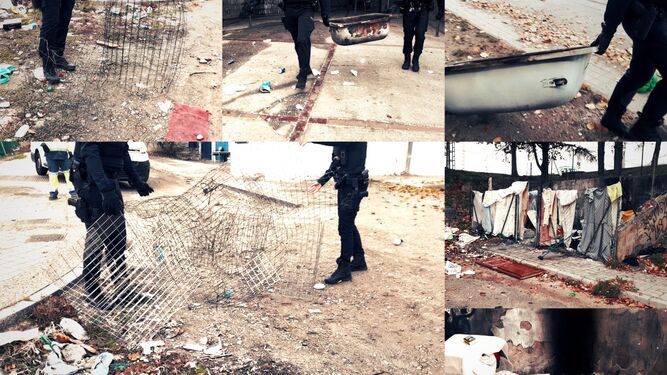 Basuras retiradas por Inagra y la Policía Local.