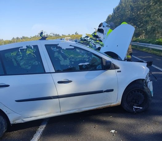 Persona resulta herida en accidente de tráfico en la carretera Nacional 431