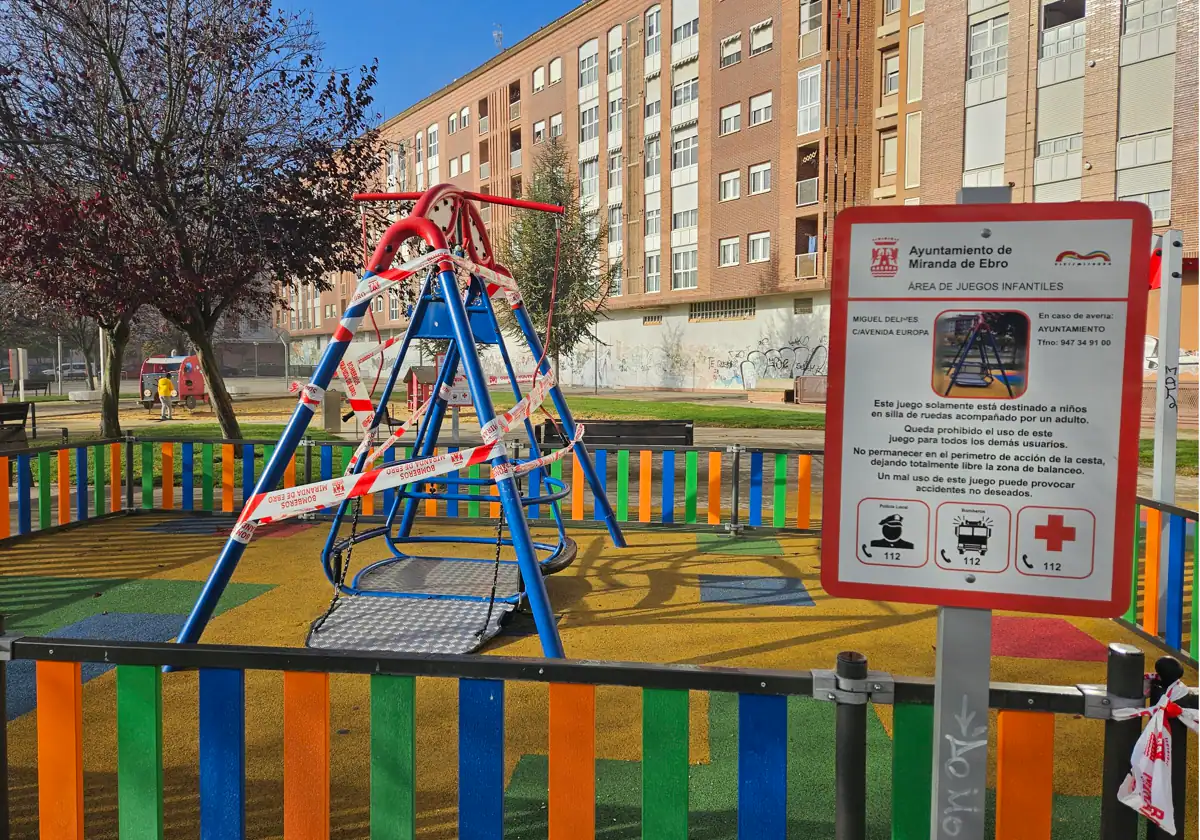 Las familias de niños heridos en un columpio de Miranda reivindican áreas de juego inclusivas