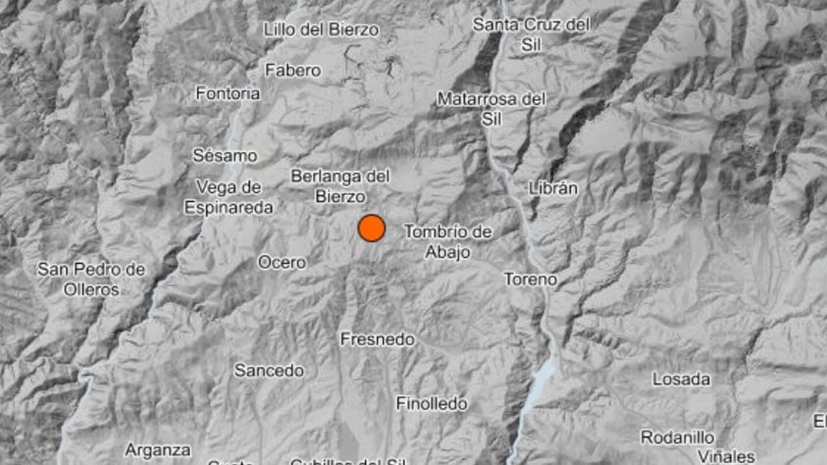 Terremoto de magnitud 3,2 sacude Berlanga del Bierzo, sin causar daños personales ni materiales