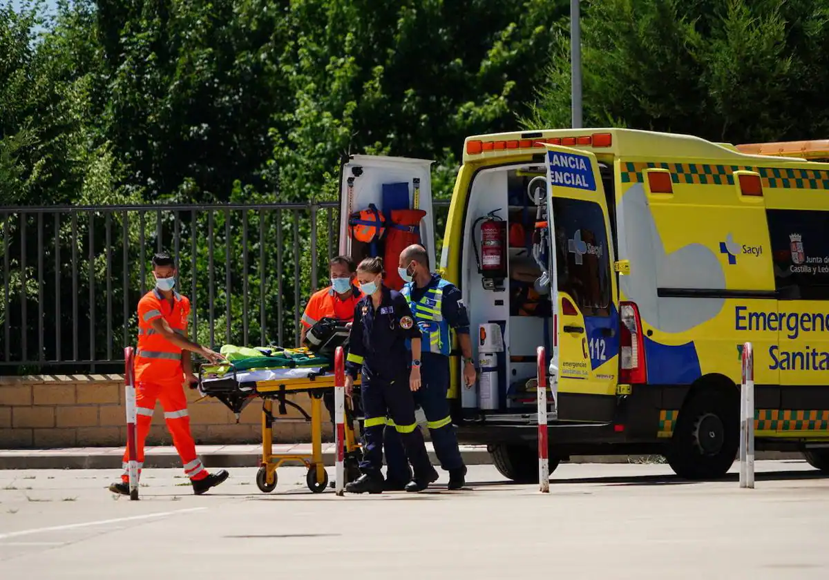 Herido tras caerse desde cinco metros de altura en una obra en Mogarraz