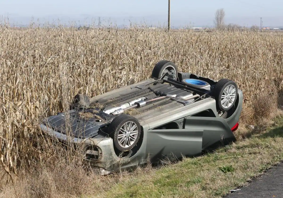 Choque en la carretera SA-650 deja tres heridos en el pueblo salmantino de San Morales